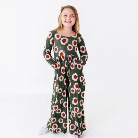 Rustic Blooms Ribbed Romper Rustic Blooms Ribbed Romper