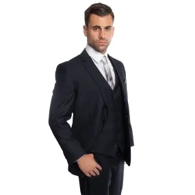 Slim Fit Navy Blue 3pc Suit Slim Fit Navy Blue 3pc Suit