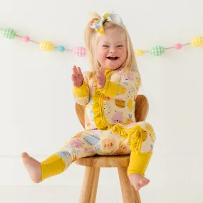 That's All, Yolks Convertible Footies with Ruffle That's All, Yolks Convertible Footies with Ruffle