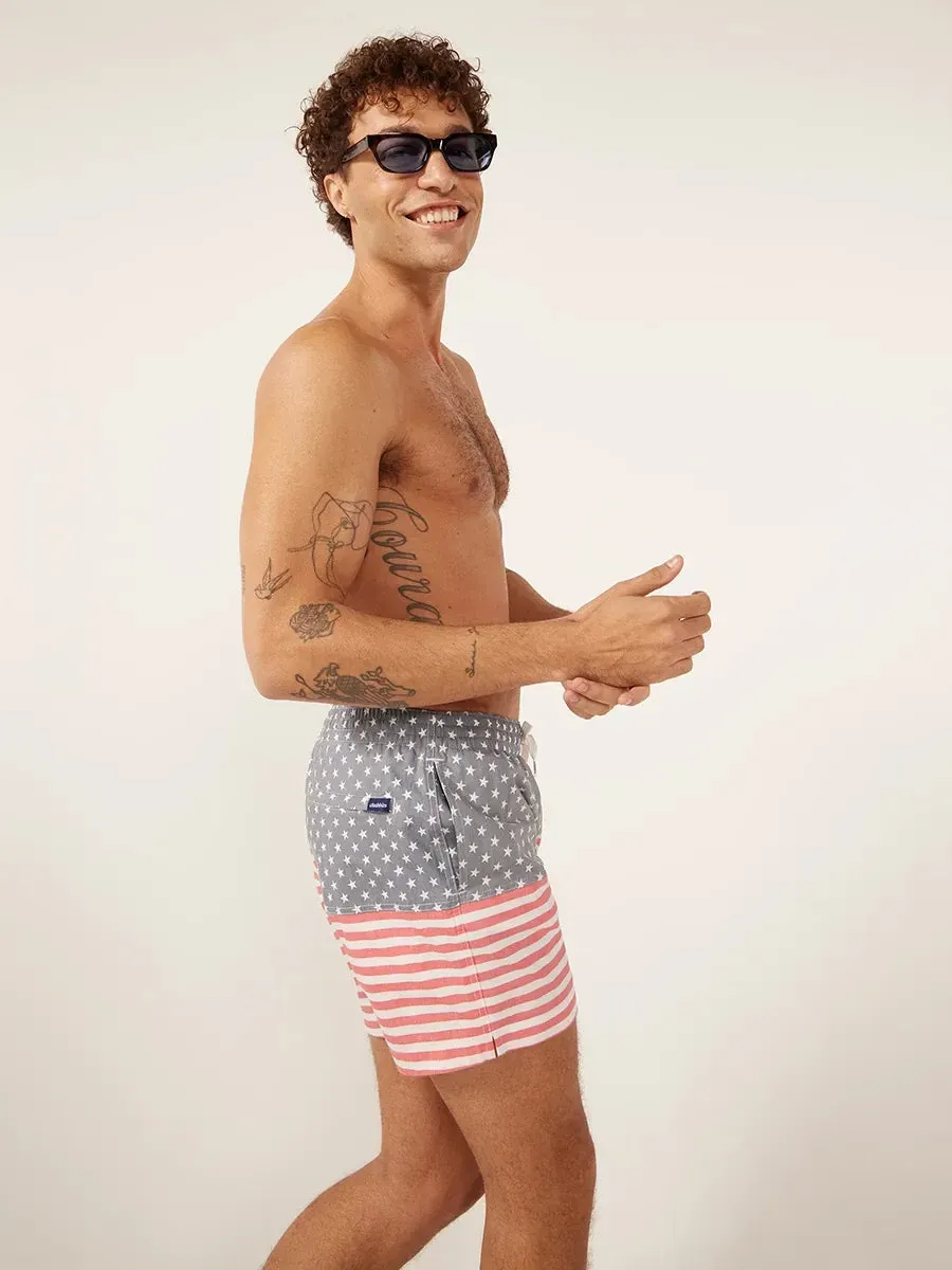 The Mericas 5.5" (Faded Classic Swim Trunk)