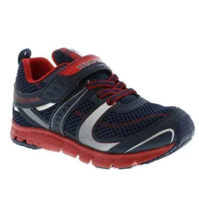 Tsukihoshi Velocity Navy Red Boys Running Shoes (Machine Washable) Tsukihoshi Velocity Navy Red Boys Running Shoes (Machine Washable)