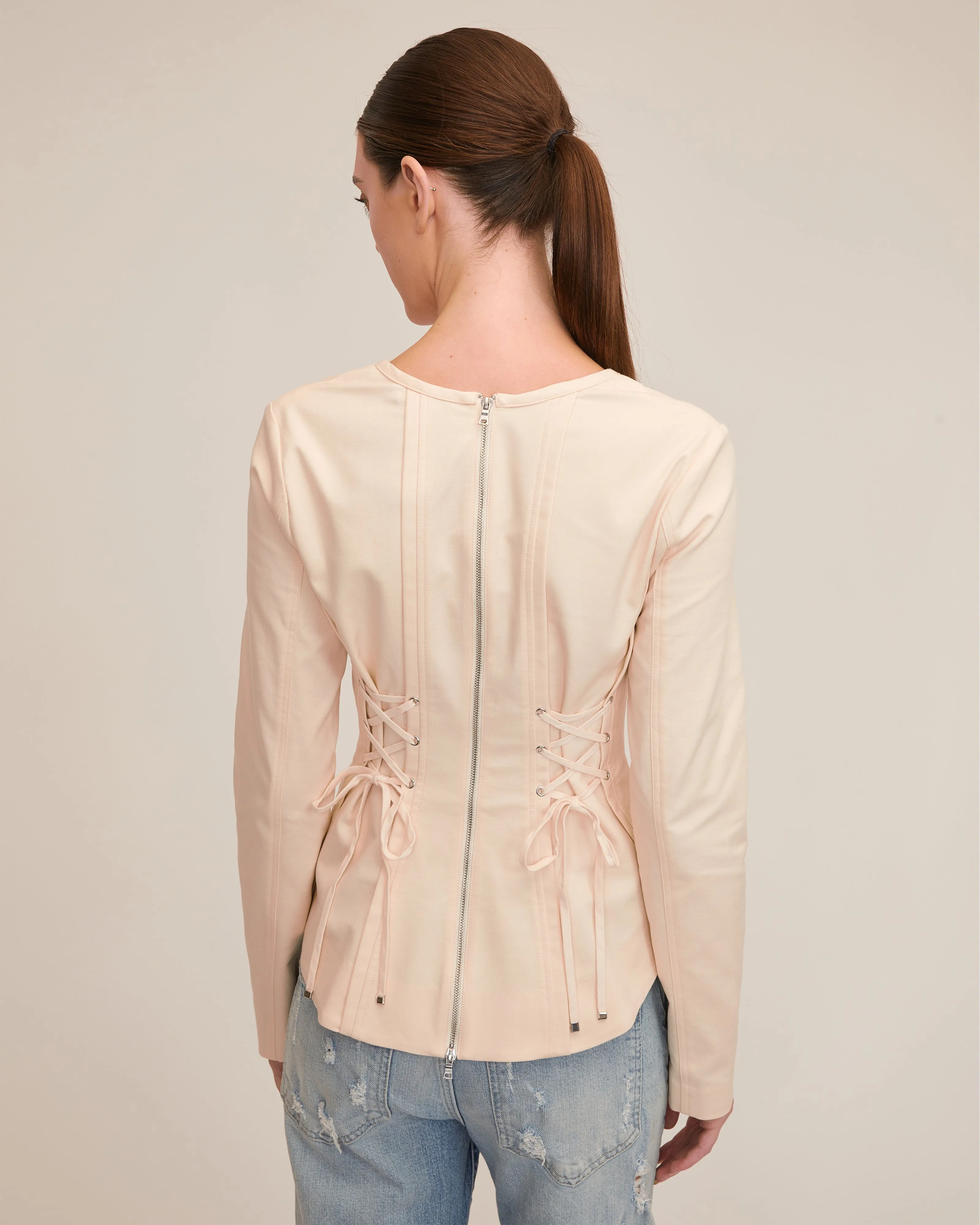 Valentina Lace Up Top