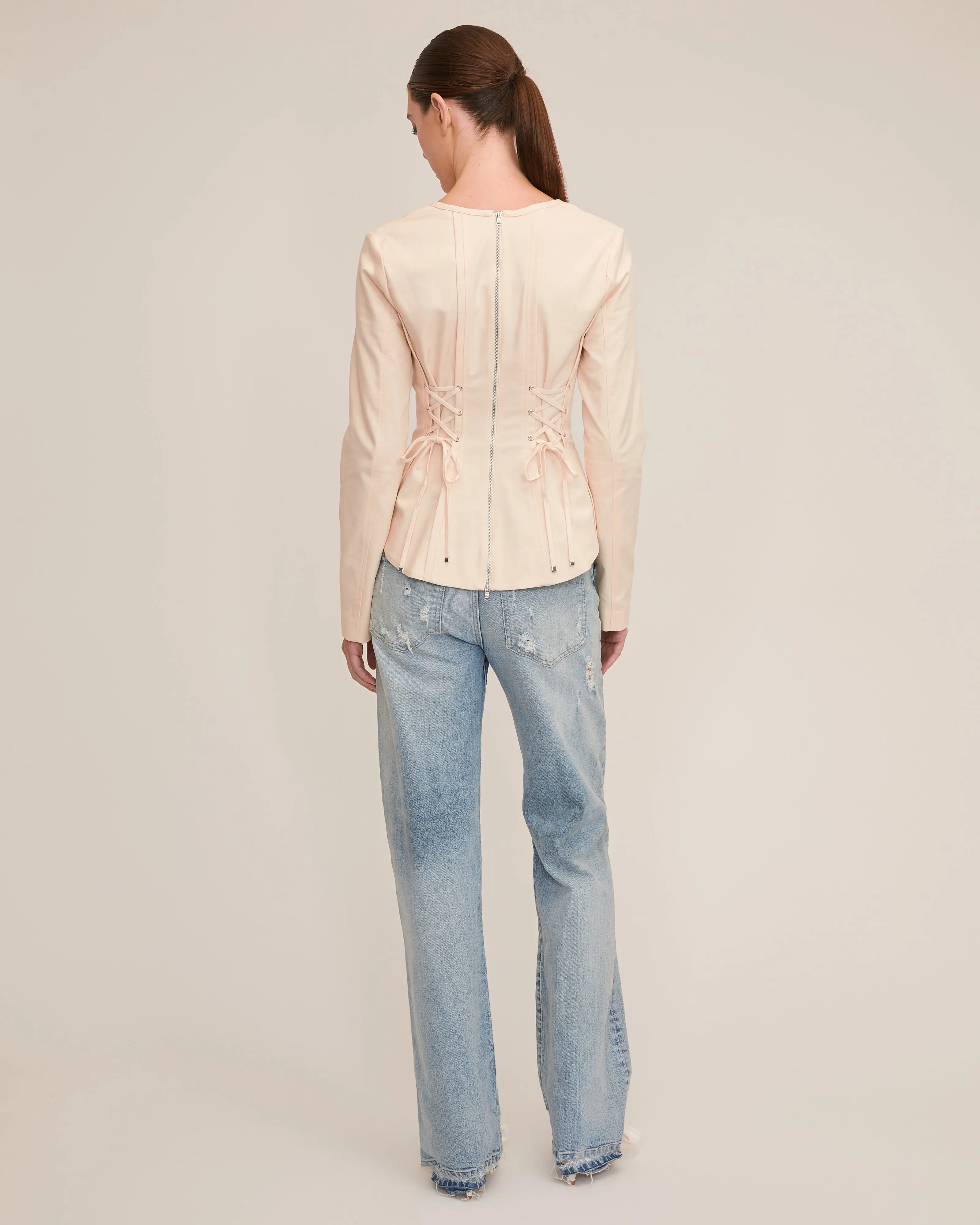 Valentina Lace Up Top