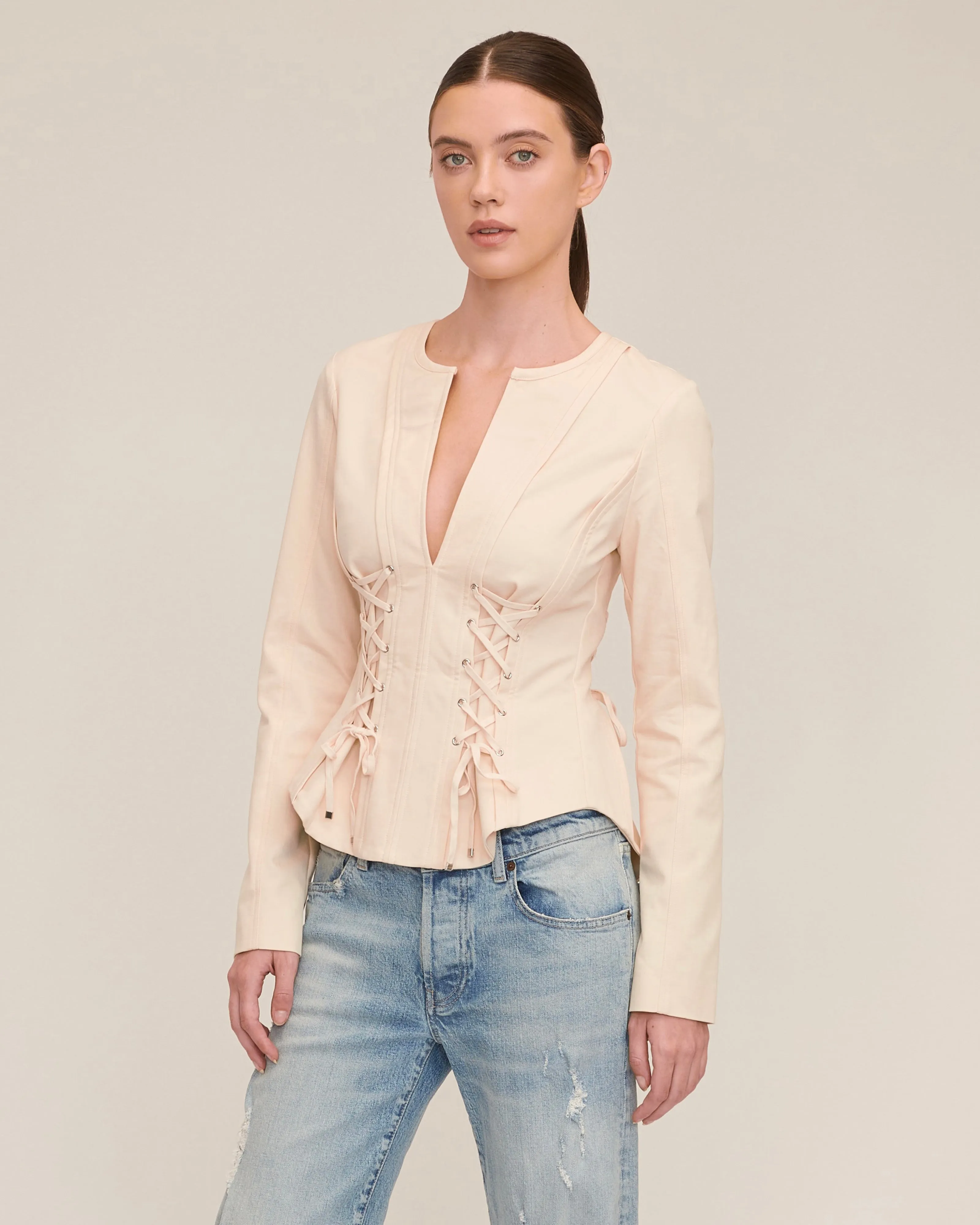 Valentina Lace Up Top