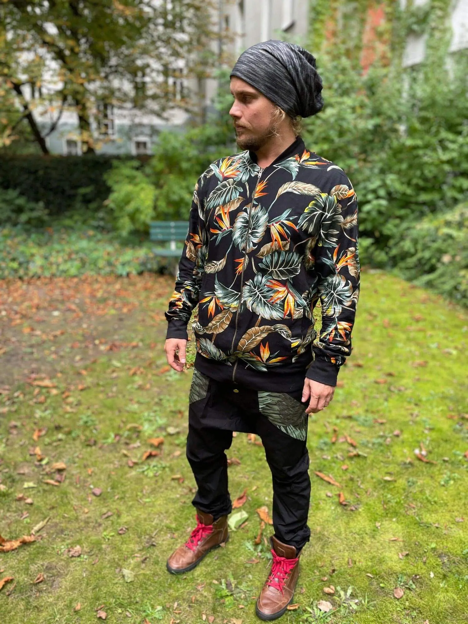 VALO BOMBER - Reversible Multicolor Bomber Jacket with Unique Print