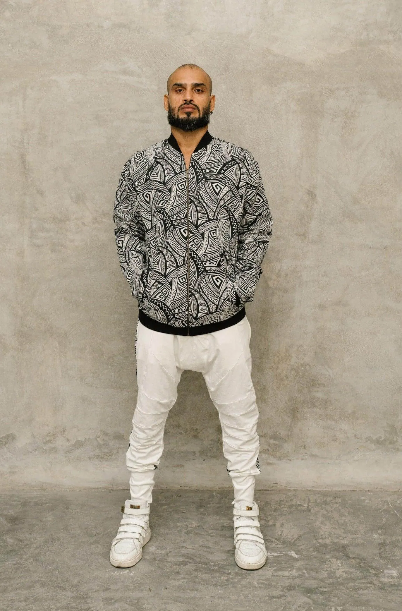 VALO BOMBER - Reversible Multicolor Bomber Jacket with Unique Print
