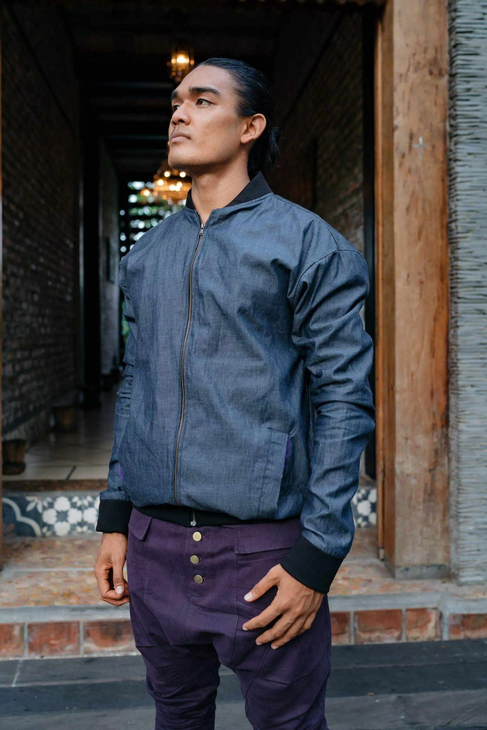 VALO BOMBER - Reversible Multicolor Bomber Jacket with Unique Print