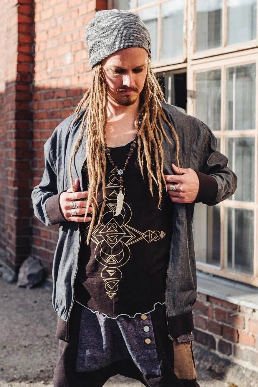 VALO BOMBER - Reversible Multicolor Bomber Jacket with Unique Print