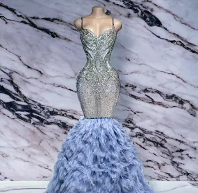Viking Feather Sequin Mermaid Dress Viking Feather Sequin Mermaid Dress