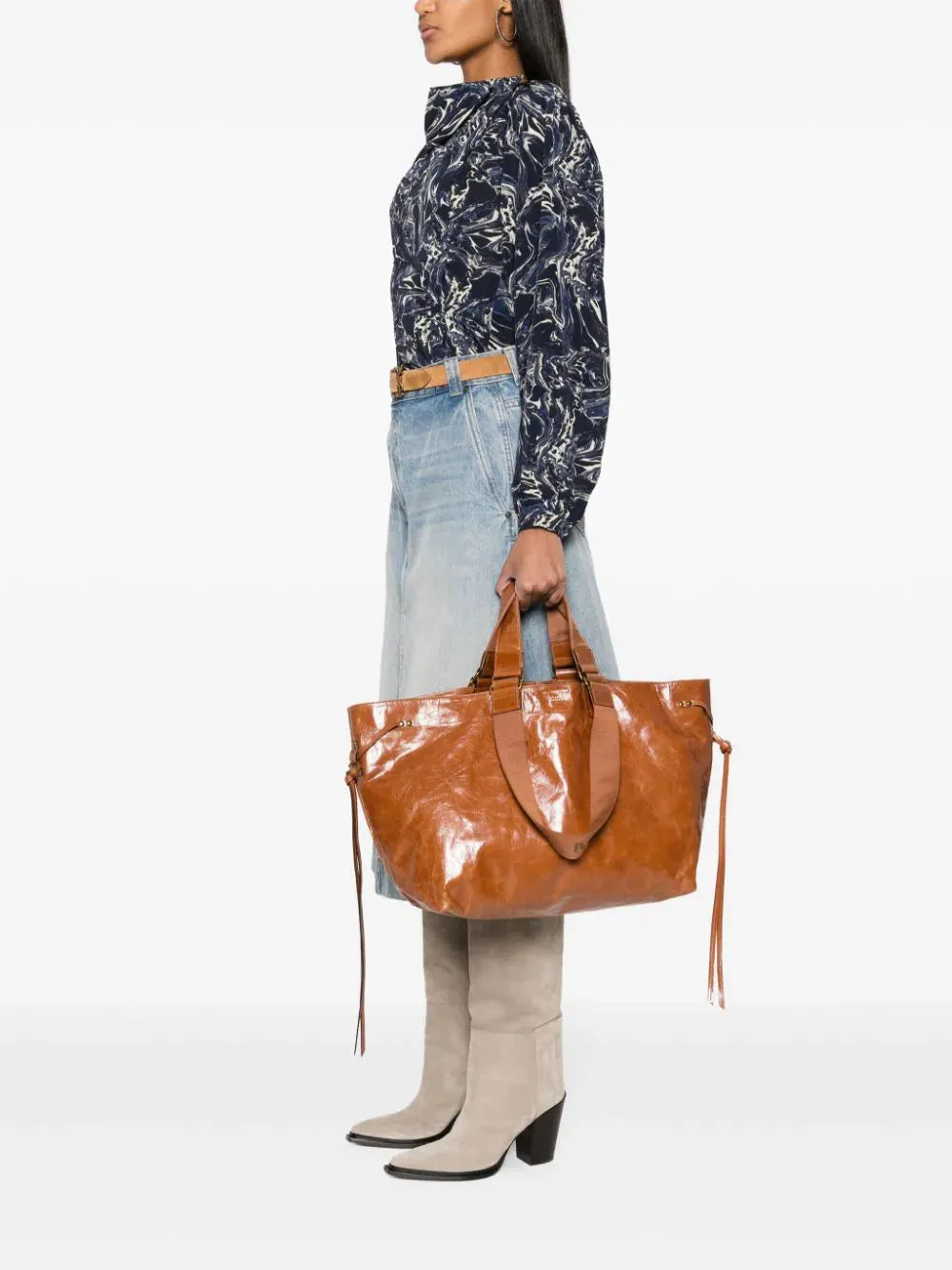 Wardy Tote Bag in Cognac