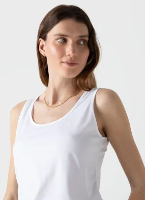 Women's Classic Vest in White Women's Classic Vest in White