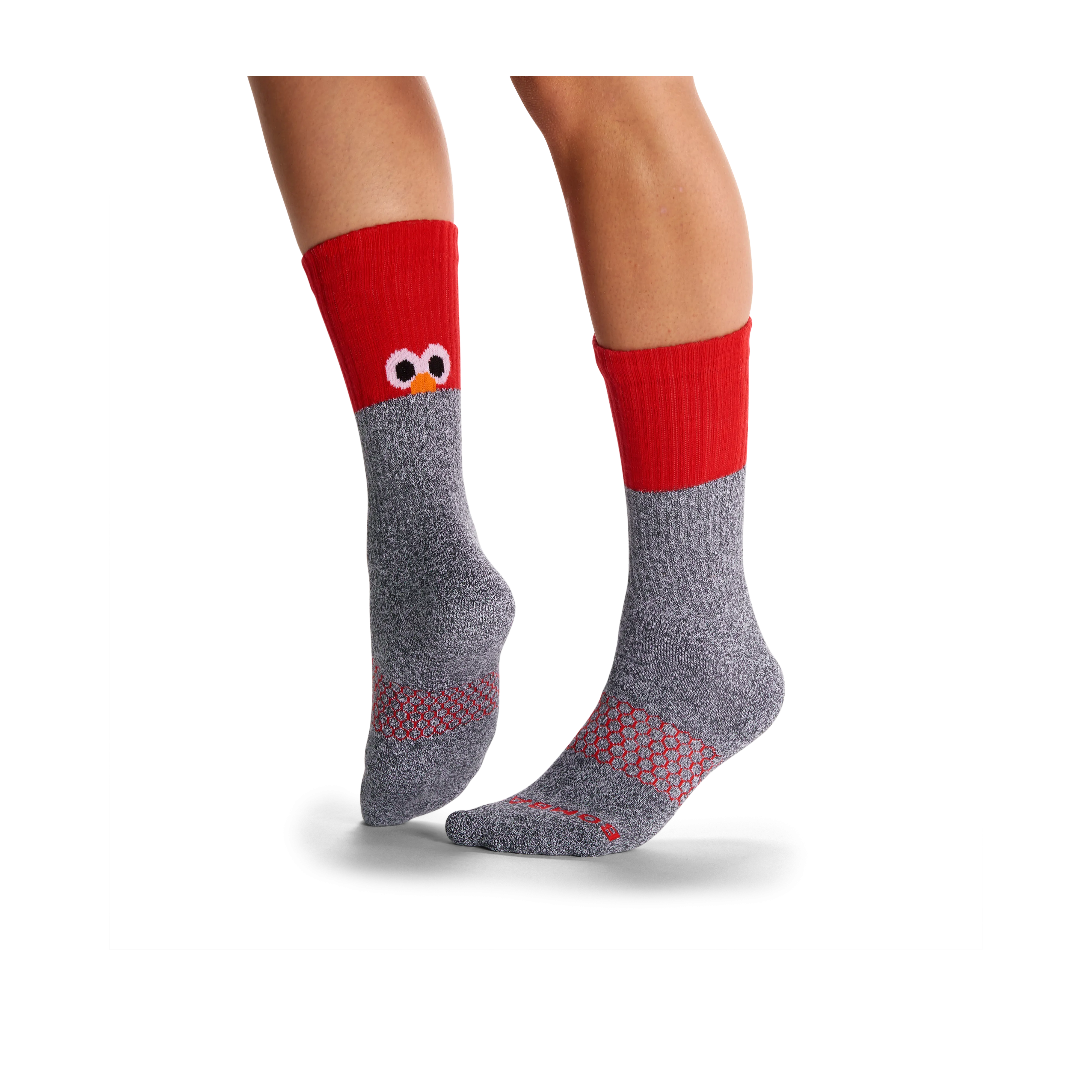 Women's Sesame Street Elmo Colorblock Socks