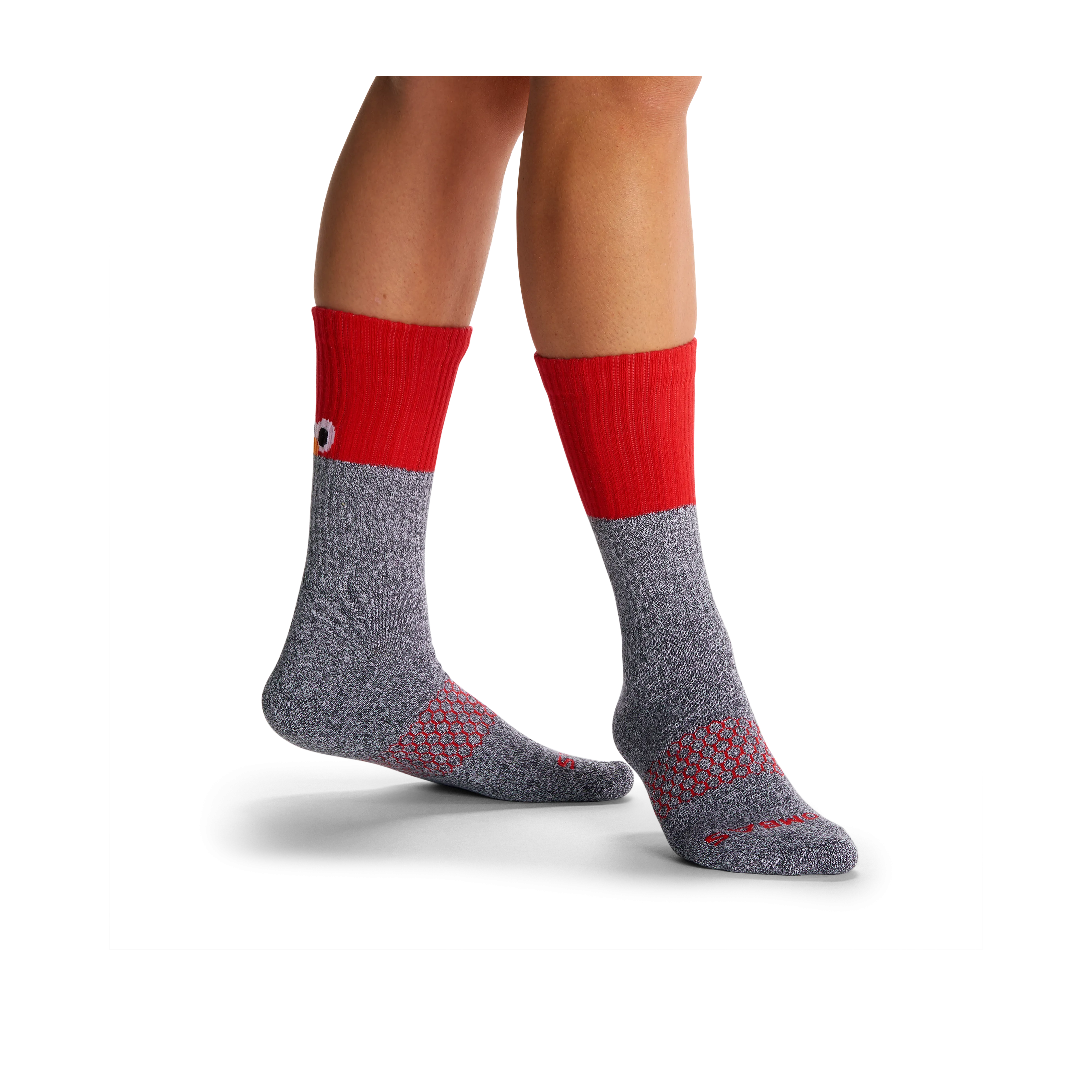 Women's Sesame Street Elmo Colorblock Socks