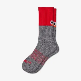 Women's Sesame Street Elmo Colorblock Socks