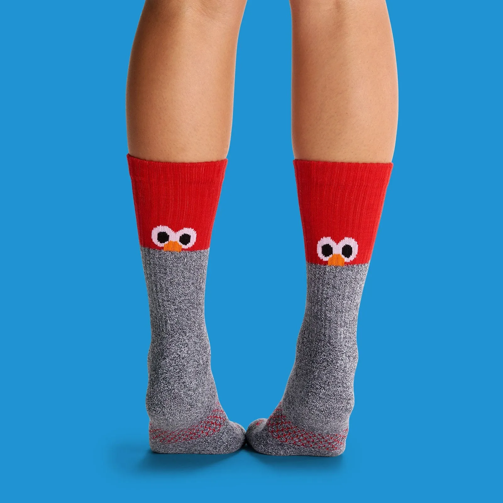 Women's Sesame Street Elmo Colorblock Socks