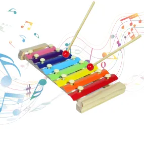 Wooden Xylophone Musical Toy 1,  with 8 Note, Multicolour, 3 , 1 Xylophone, 2 Sticks Brand Wooden Xylophone Musical Toy 1,  with 8 Note, Multicolour, 3 , 1 Xylophone, 2 Sticks Brand